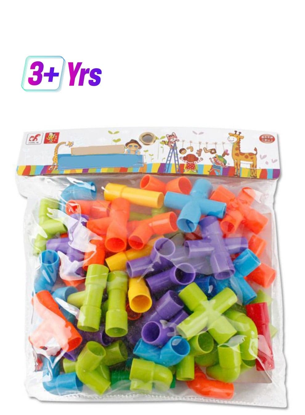 00450LGQ Plastic Spelling Pipe Blocks 3+ Years