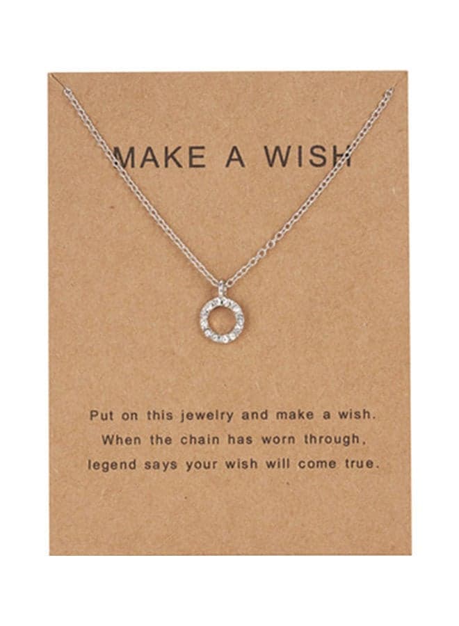 Circle Pendant Elegant Necklace
