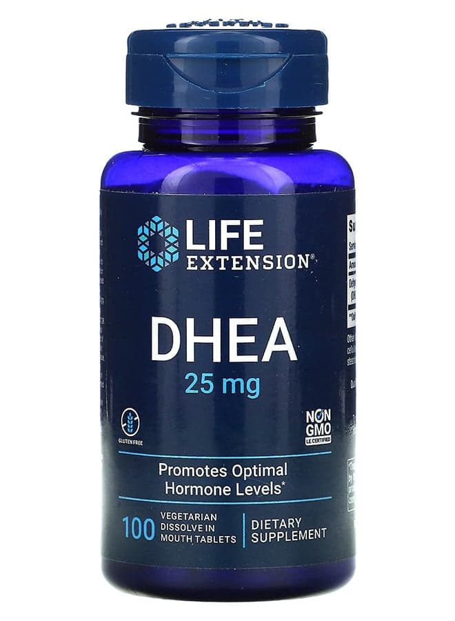 DHEA Dietary Supplement 25mg - 100 Capsules