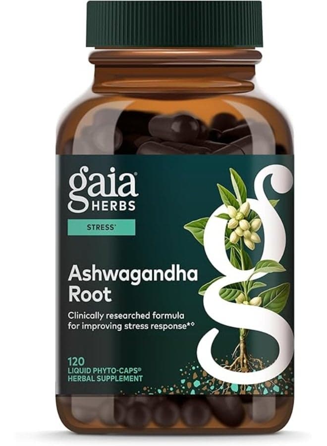 Pack Of 2 Ashwagandha Root, 2X120 Vegan Liquid Phyto-Caps