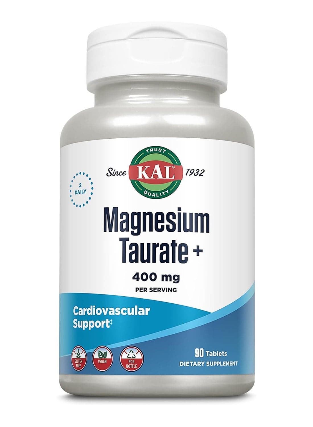 Magnesium Taurate+, 400mg(90 Tablets)
