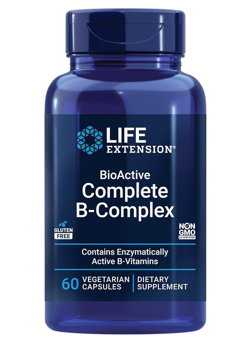 BioActive Complete, B-Complex, 60 Vegetarian Capsules Packaging May Vary