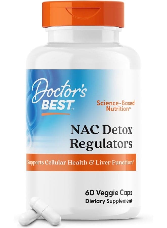 Nac Detox Regulators 60 Veggie Caps Packaging May Vary