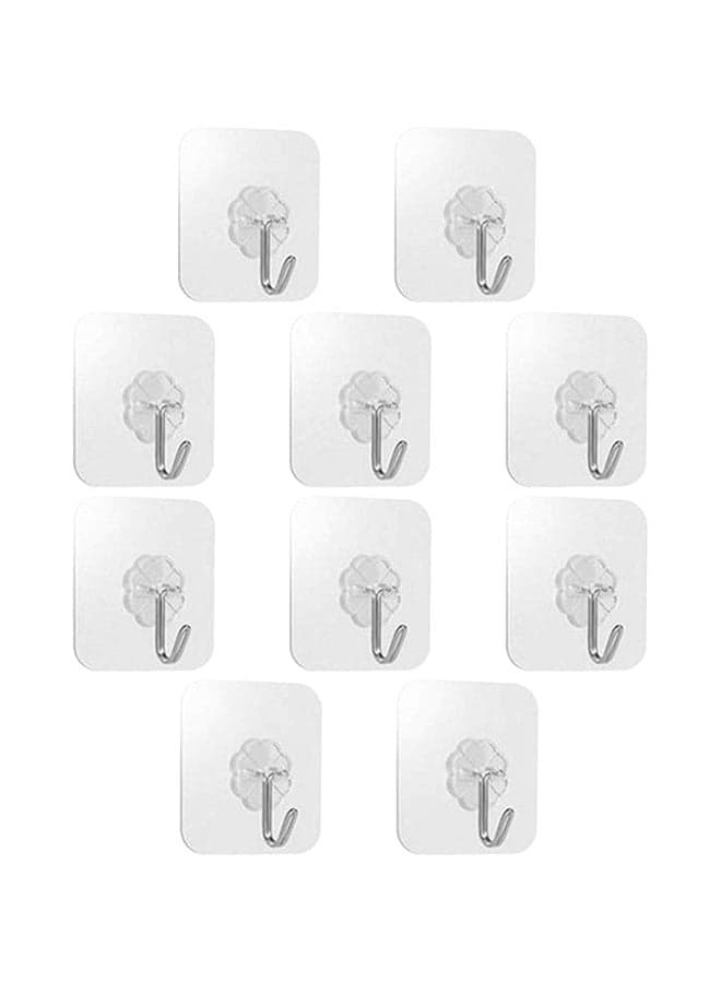 Wall Hooks Self Adhesive Sticker Hanger Transparent