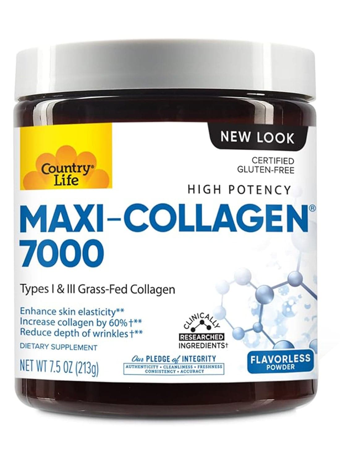 Country Life Maxi-Collagen Biotin Dietary Supplement (705 Oz)
