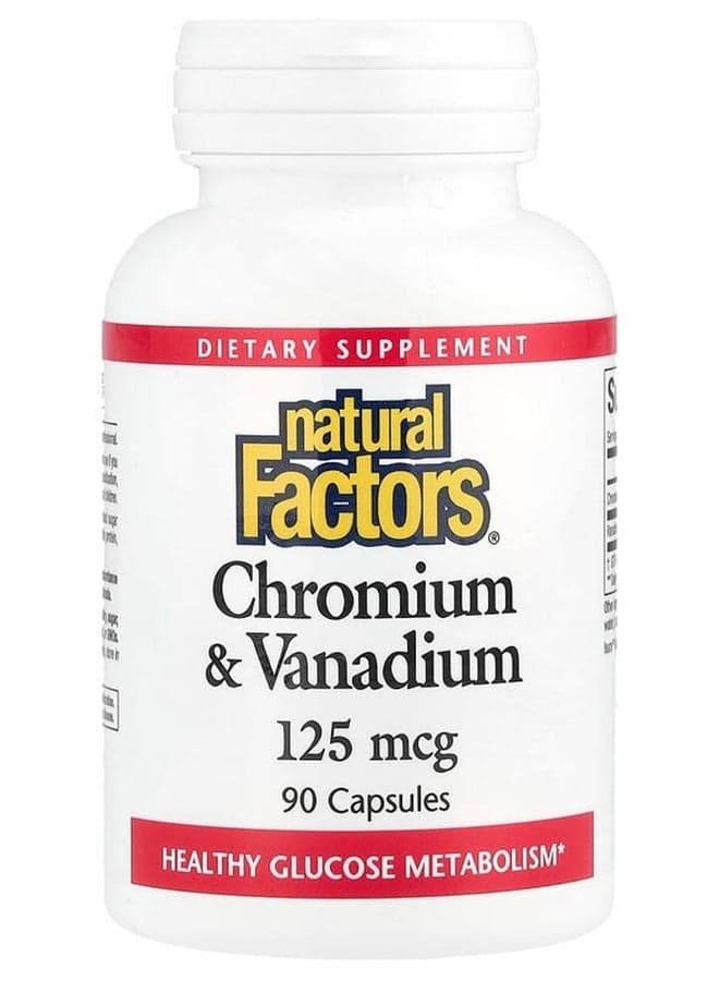 Chromium And Vanadium125mg - 90 Capsules