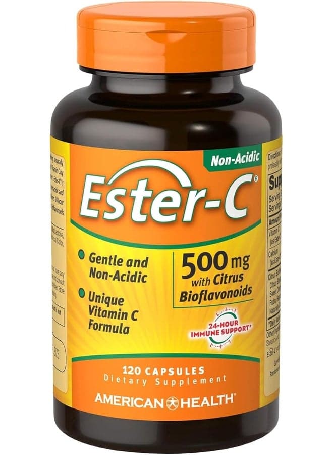 Ester-CA® with Citrus Bioflavonoids, 500 mg - 120 Capsules