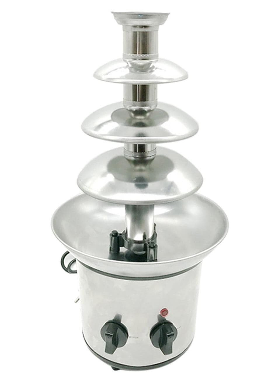 Chocolate Fountain Creative Design DIY Machine Silver 48 x 47 x 48cm