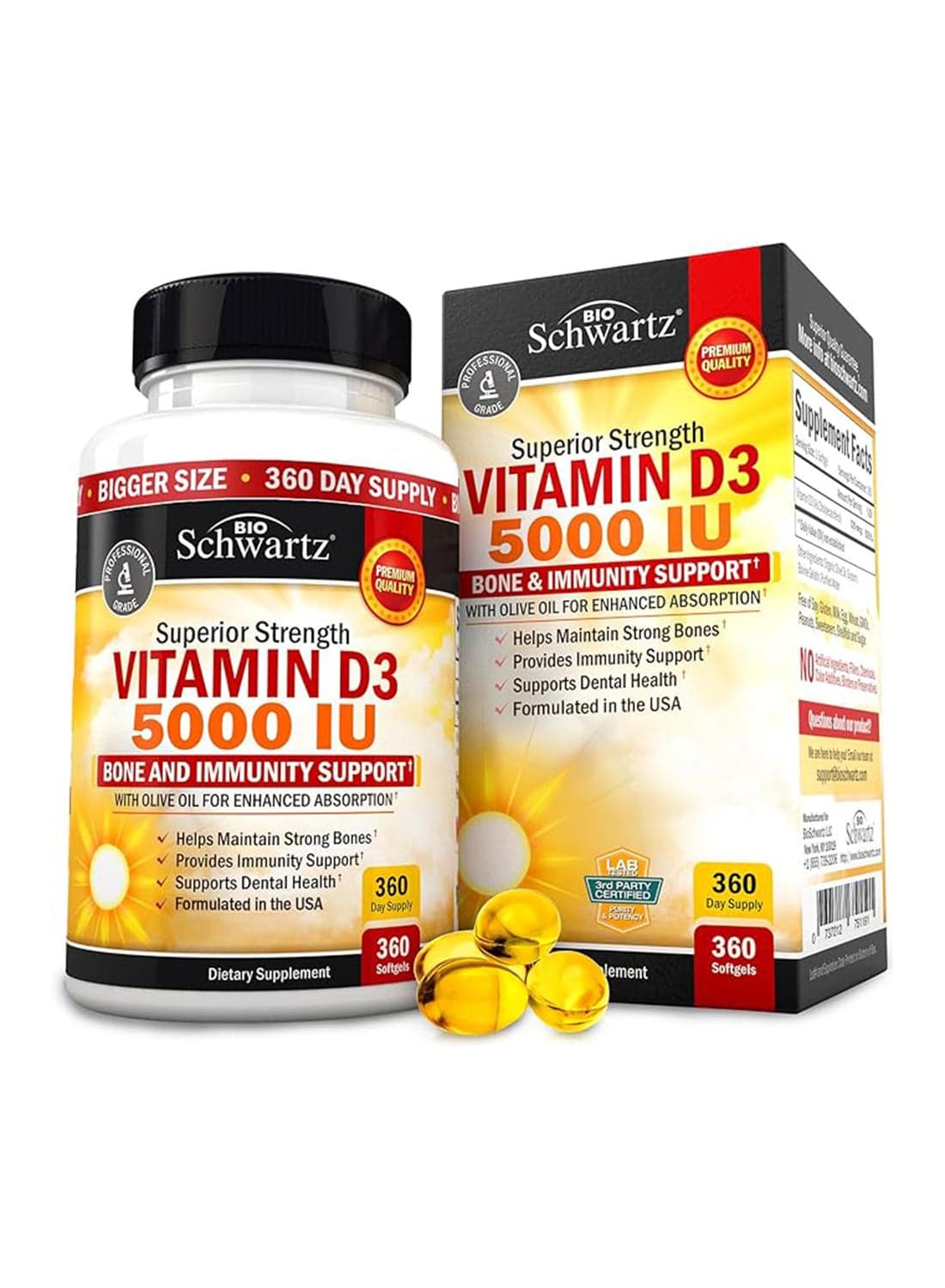 Superior Strength Vitamin D3 5000 IU