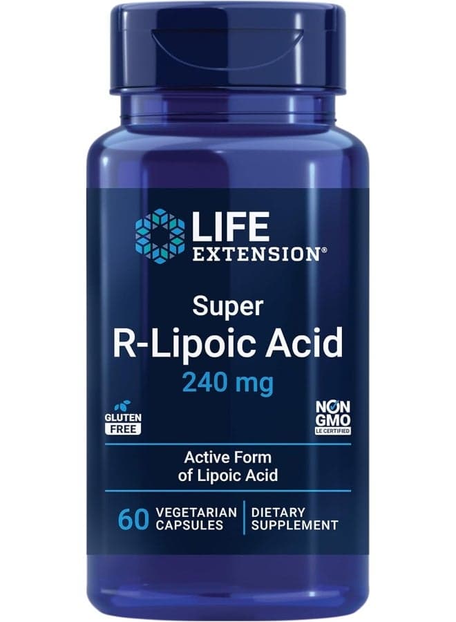 Super R-Lipoic Acid, 60 Vegetarian Capsules Packaging May Vary
