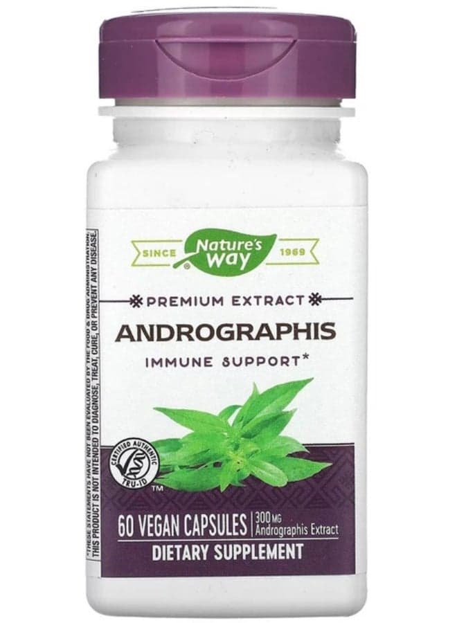Andrographis, 60 Vegan Capsules Packaging May Vary