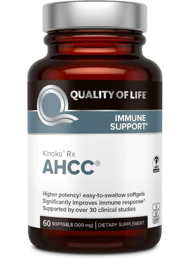 AHCC Rx Immune Support 300mg - 60 Softgels