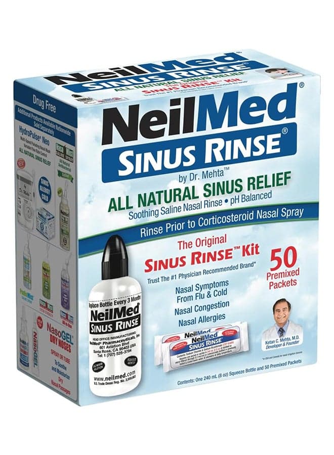 Original And Patented Sinus Rinse - 50 Packets