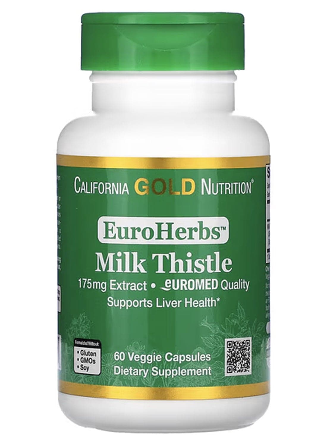EuroHerbs Milk Thistle Liver Health - 60 Capsules