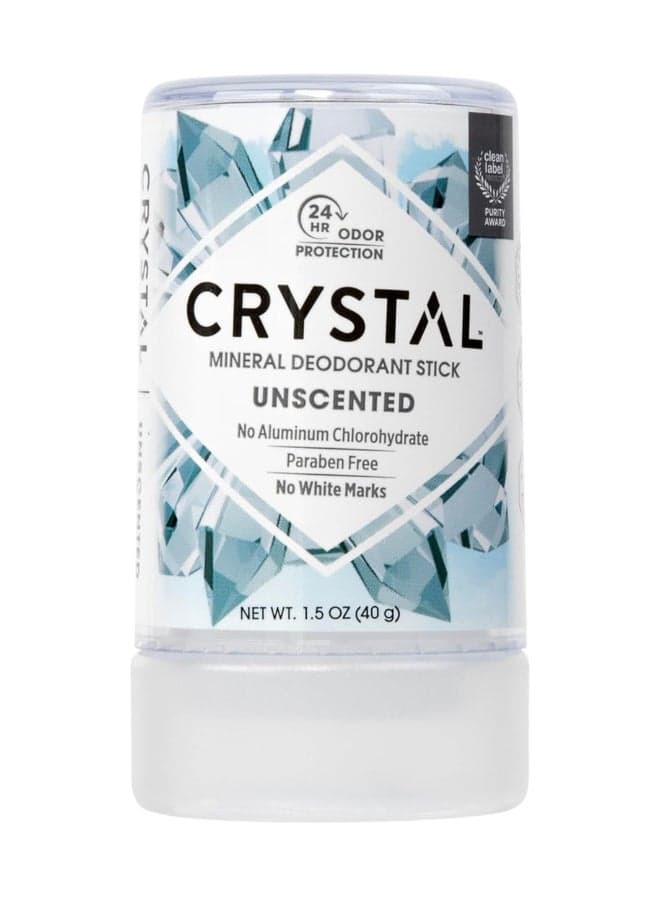 Unscented Mineral Deodorant Stick 40grams