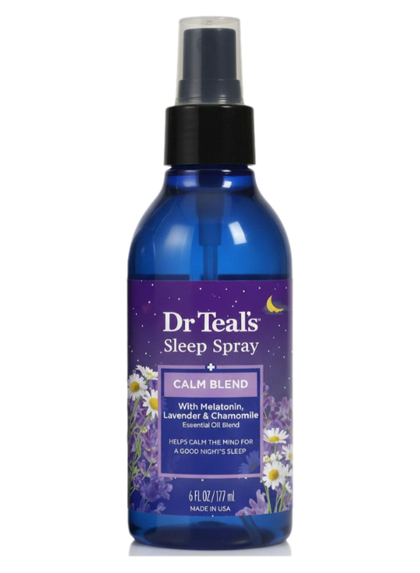 Multi-Purpose Sleep Spray for Body & Linens - Promotes a Better Night's Sleep with Melatonin, Lavender & Chamomile Oils 177ml