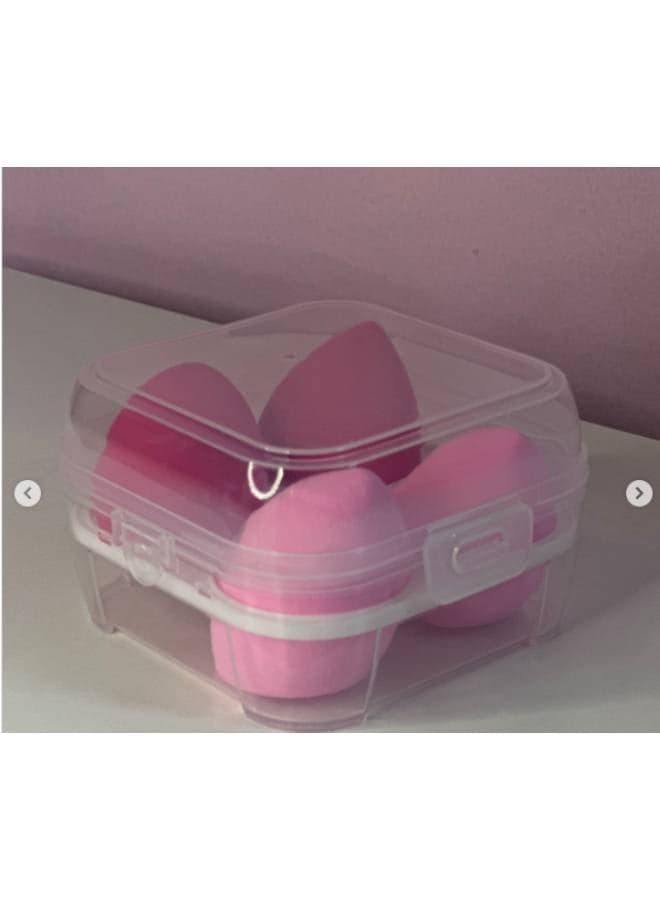 4 -Piece Makeup Sponge Set Multicolour