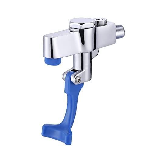 Glass Filler Faucet Wall Mount iVIGA PushBack Water Bottle Filling Station Brass Glass Filling Station Water Filler Faucet for Bar Cafe Hotel Kitchen Male Inlet No Flange