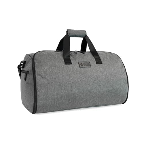 Original Penguin Wardrobe Travel Duffel Grey Crosshatch
