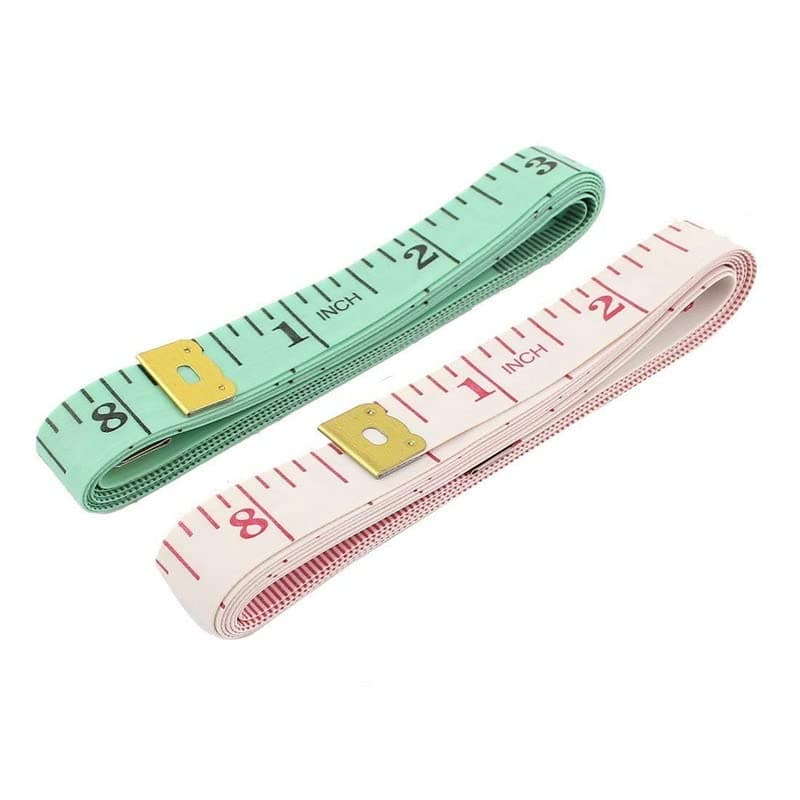 Pony Body Measuring Ruler Sewing Cloth Tailor Measure Flat Tape 20mm X150 cm 2 Pieces