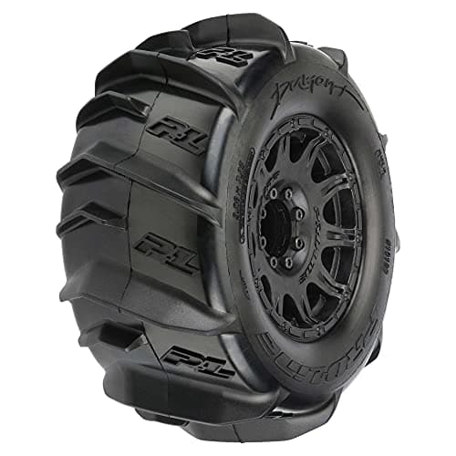 ProLine Racing Dumont 38 Paddle MTD on Raid Blk 17mm FR PRO1019210 RC Tire