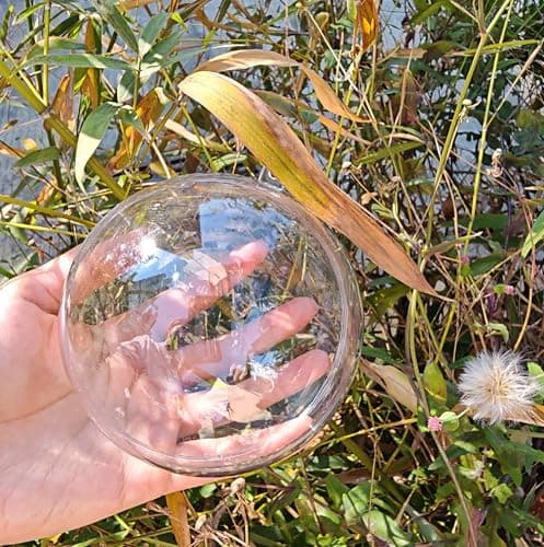 YOZIEMQ Acrylic Hollow Ball, Clear Plastic Fillable Ornaments Ball, DIY Clear Plastic Balls for New Years Present,Xmas Tree,Home Decoration,Wedding,Party (10cm/3.94inch,10PCS)