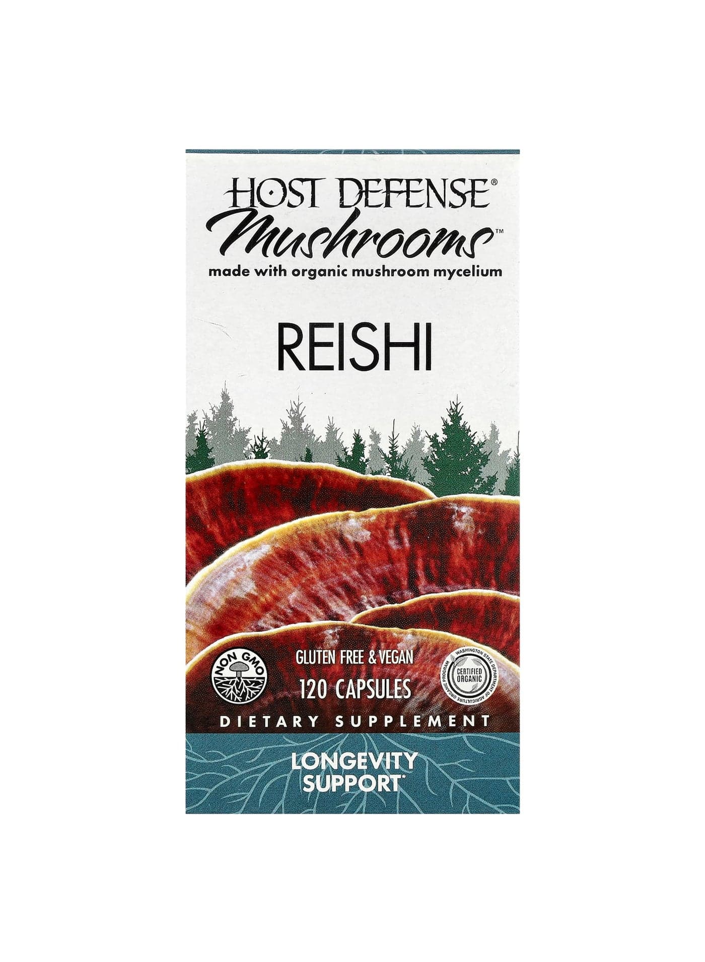 Mushrooms™, Reishi, 120 Capsules