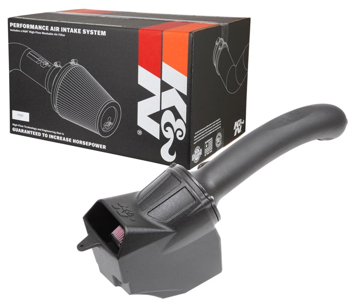 K&N Cold Air Intake System: High-Flow Air-Filter, Increase Performance & Horsepower: Compatible with 2019-2021 JEEP Wrangler JL, 57-1580