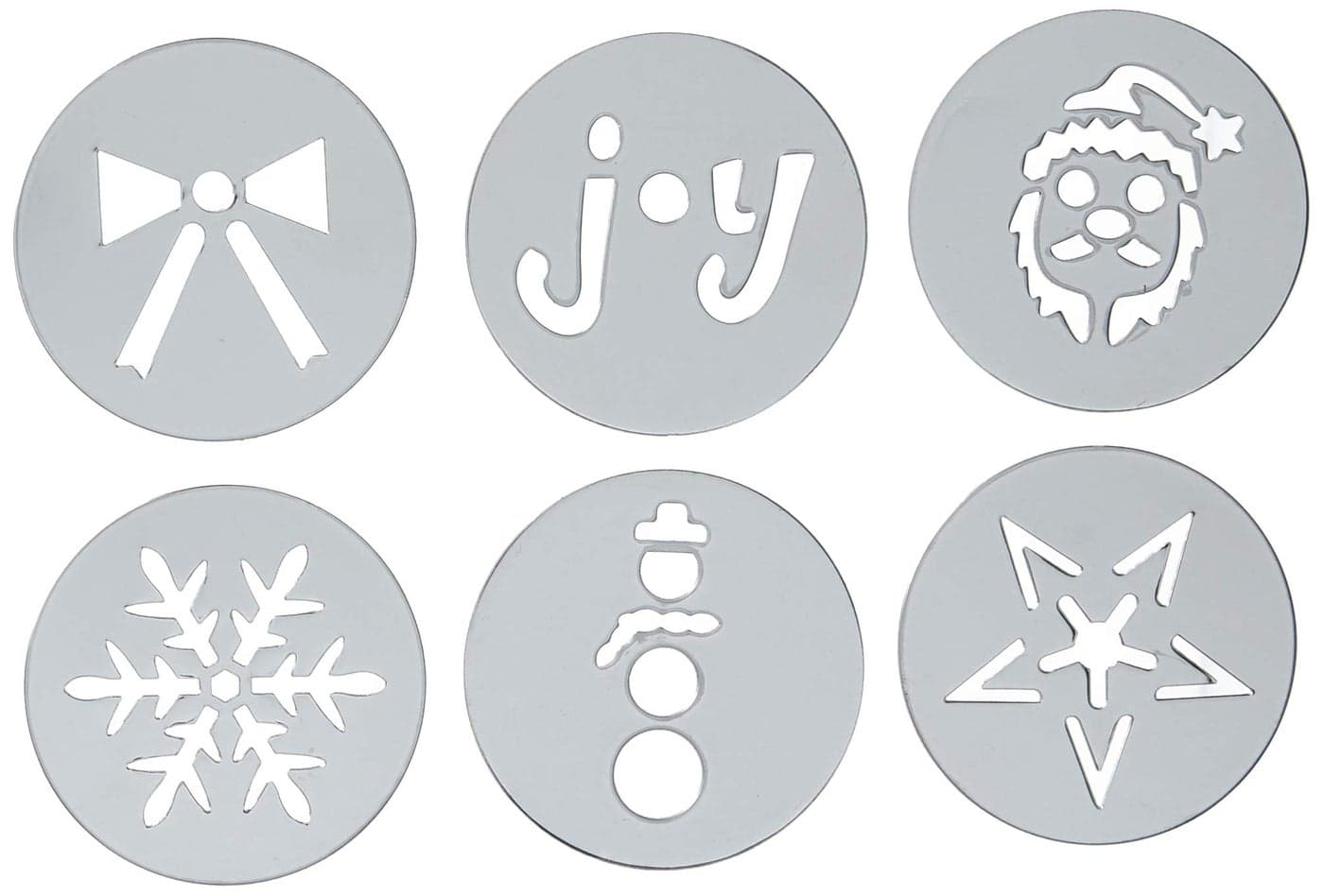 OXO Good Grips Cookie Press Holiday Disk Set Metallic