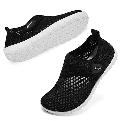 Racqua Kids Water Shoes Boys Girls Water Shoes Swim Shoes Water Socks Beach Pool Swimming Barefoot Youth Water Shoes for Kids Water Shoes Size 2