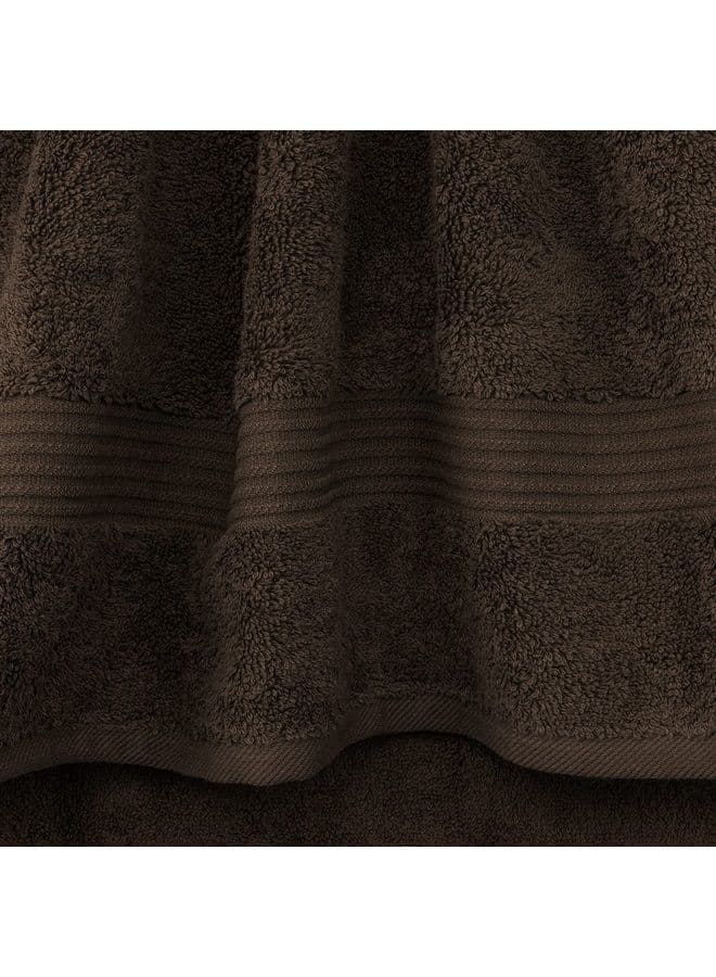 6 Piece Towel Set, 100% Turkish Cotton Soft Absorbent Towels for Bathroom, 2 Bath Towels 2 Hand Towels 2 Washcloths, Brown Towel Set