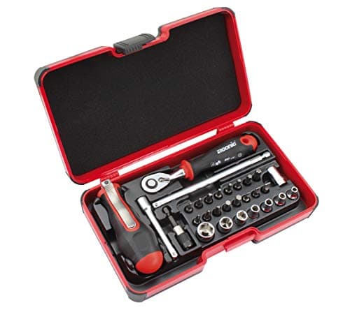 Felo Smart II Set with 2 components handle: screwdriver and T-handle in one. (29-Pieces)