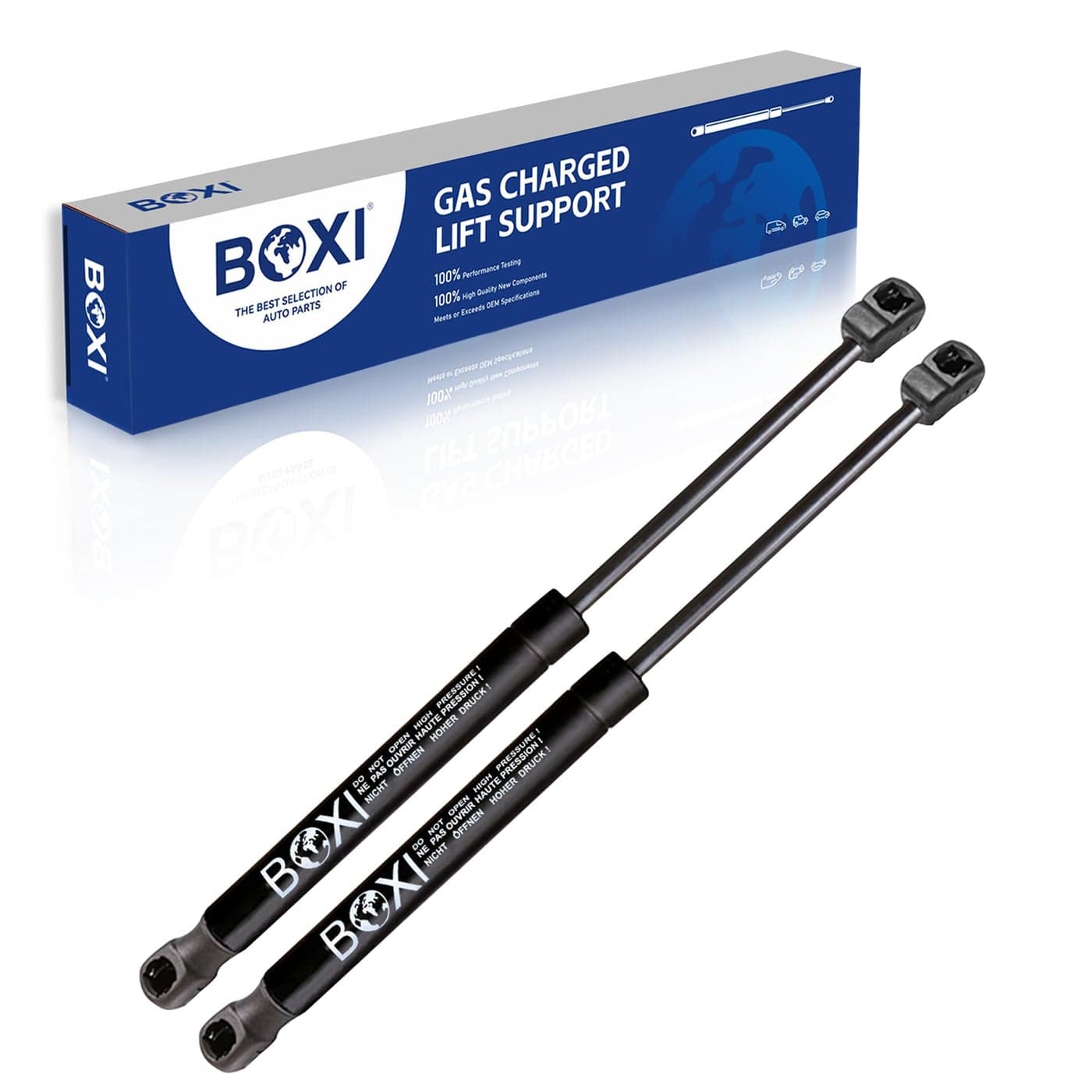 BOXI Qty 2 Hatchback Liftgate Lift Supports Gas Shocks Springs Struts Fits 2012 2013 2014 2015 2016 2017 for Kia Rio BaseEXLXSX Hatchback Replaces PM3644 817701W200