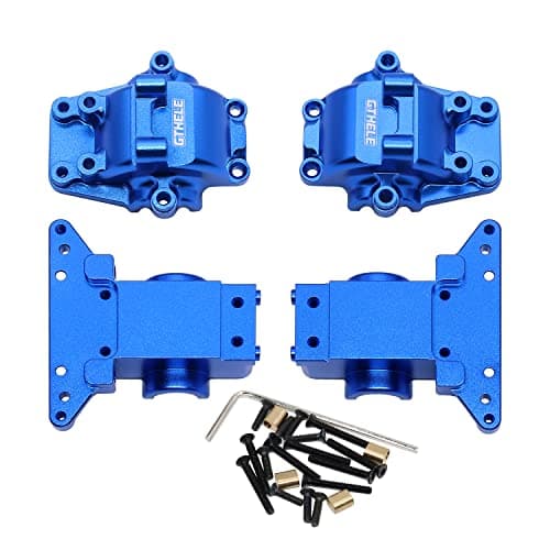 GTHELE Aluminum Front Rear Differential Housing Bulkhead for 118 Traxxas LaTrax Teton Desert Prerunner Rally SST Replacement Parts 7530 Dark Blue