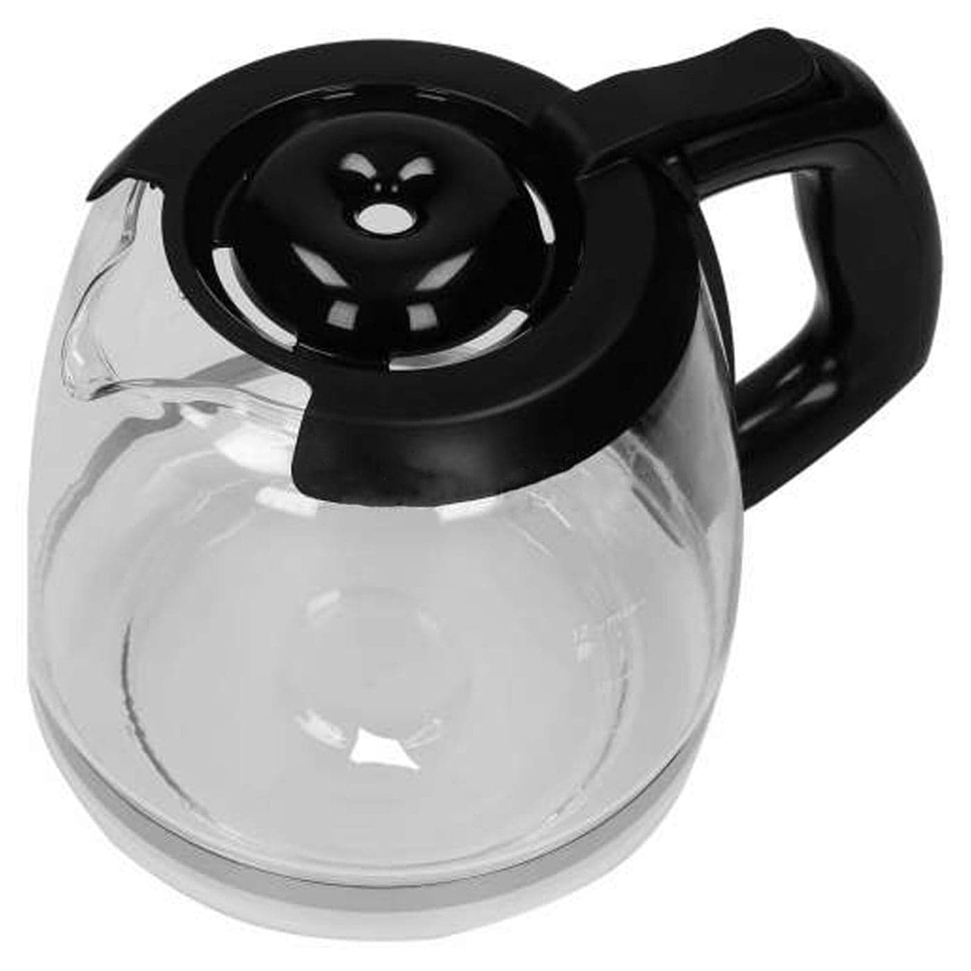 SPARES2GO Glass Carafe Jug Compatible with Russell Hobbs 2200056 Chester Coffee Maker Machine