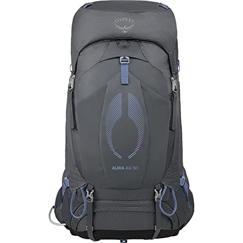 Osprey Aura AG 50L Womens Backpacking Backpack Tungsten Grey WXSS