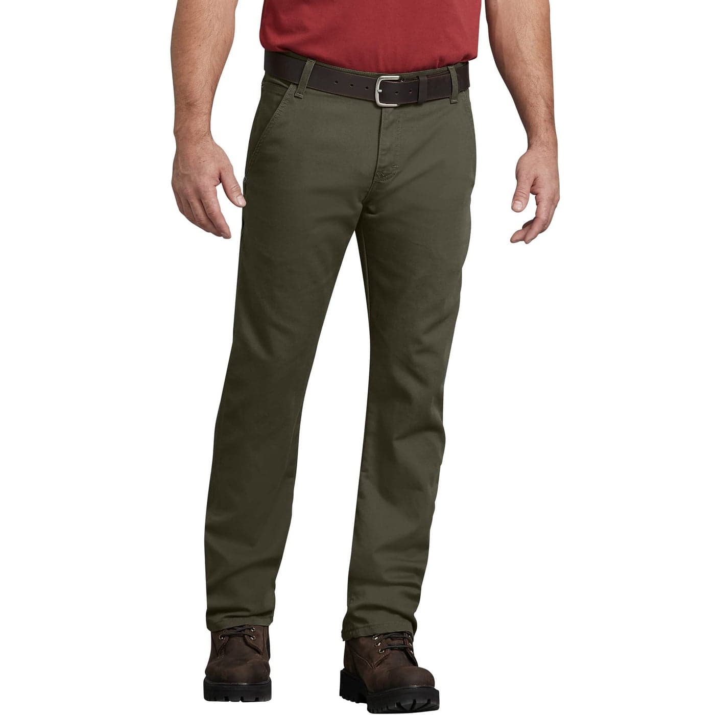 Dickies Mens Tough Max Duck Carpenter Pants Stonewashed Moss 34W x 32L US
