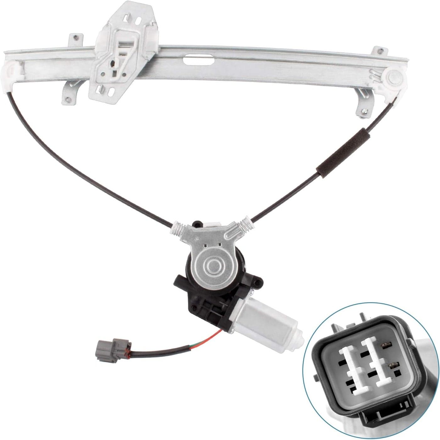BOXI 741-307 Power Window Regulator with Motor Assembly for Honda Accord 2003-2007