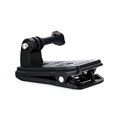 Sametop Backpack Strap Mount Quick Clip Mount Compatible with Gopro Hero 13, 12, 11, 10, 9, 8, 7, 6, 5, 4, Session, 3+, 3, 2, 1, Hero (2018), Fusion, Max, DJI Osmo, Xiaomi Yi Action Cameras