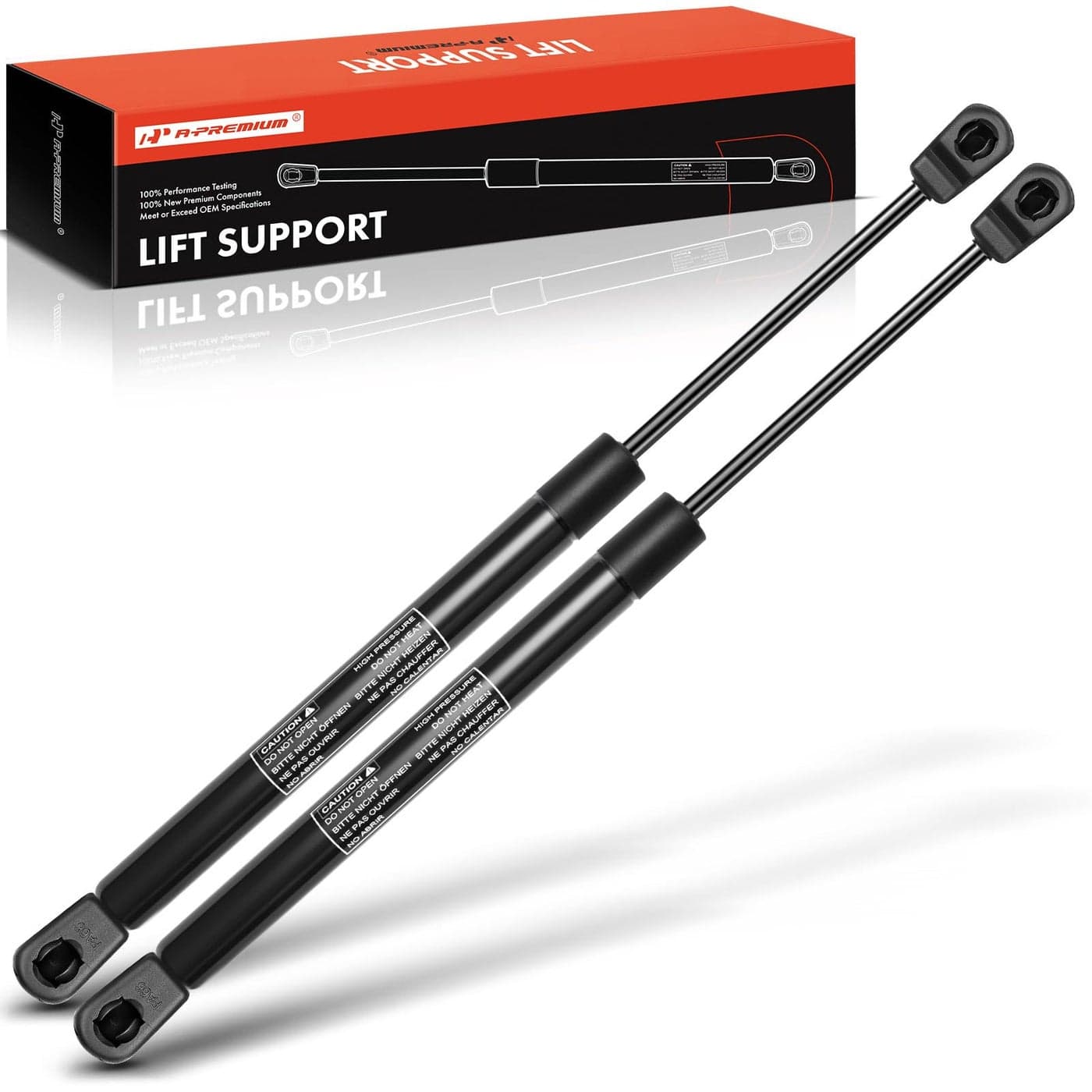 APremium Front Hood Lift Supports Shocks Struts Compatible with Dodge Models Challenger 20082021 Coupe 2PC Set