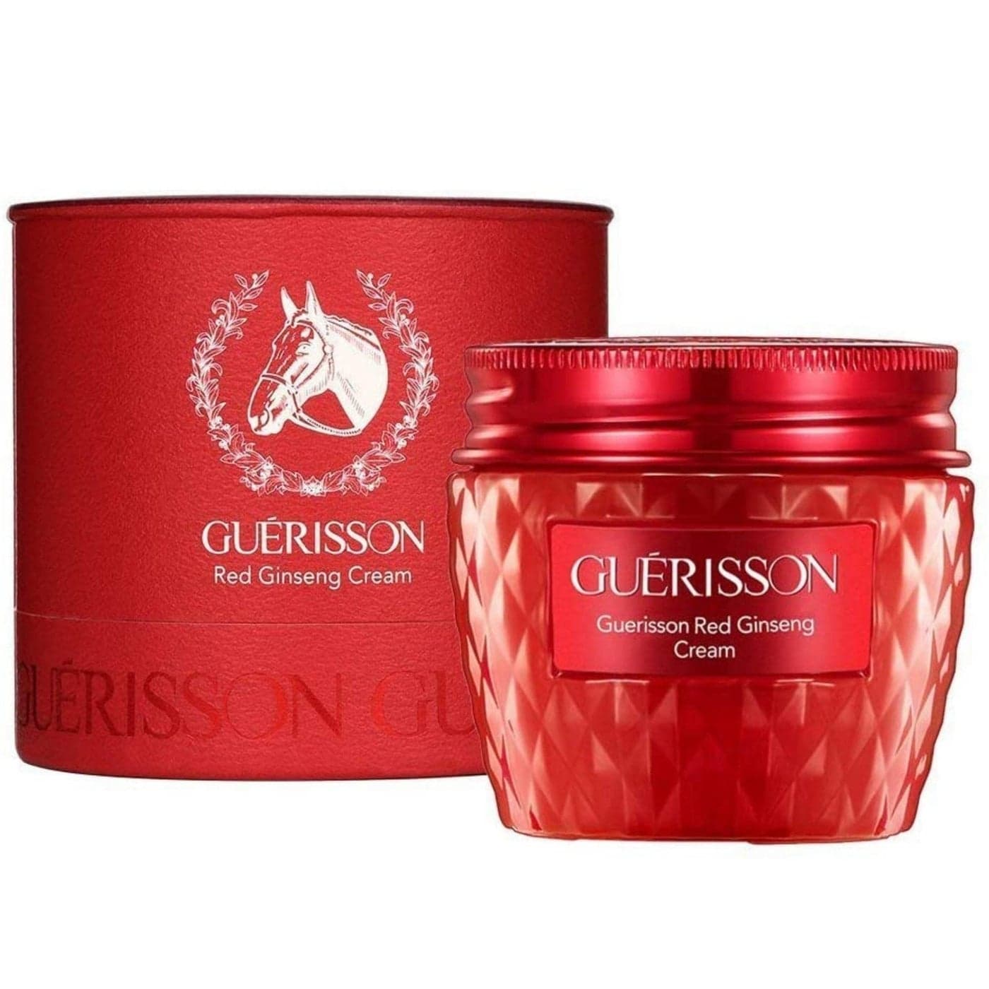 GUERISSON Red Ginseng Cream 203 floz 60g Contained Horse Oil Red Ginseng Extract Antioxidant Powerful Hydrating Facial Cream