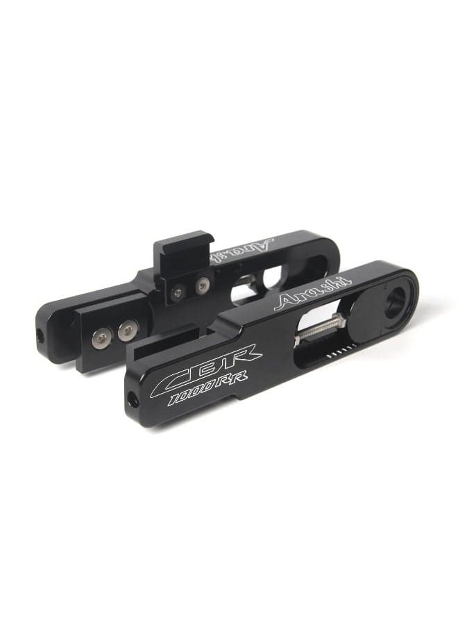 Black Swingarm Extensions Compatible with Honda CBR1000RR CBR1000RRR CBR1000RRR 20172025 CNC Aluminum