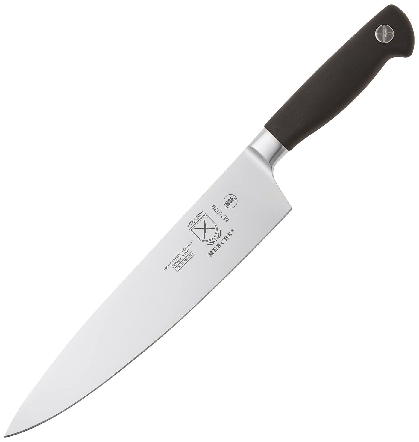 Mercer Culinary M21079 Genesis 9-Inch Short Bolster Chef's Knife,Black