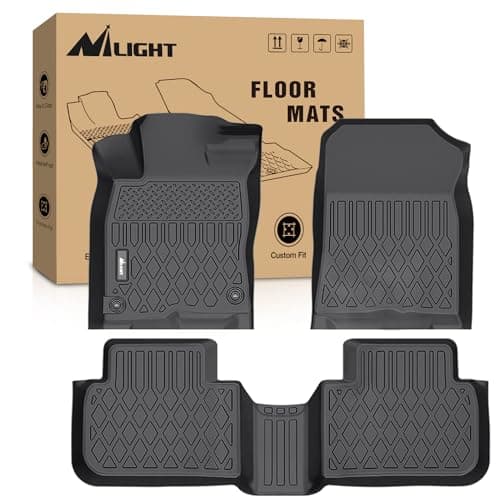 Nilight TPE Floor Mats for Honda Civic 2022 2023 2024 2025 / Acura Integra 2023-2025,All Weather Custom Fit Heavy Duty Floor Liners