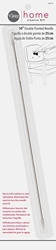 Dritz Home 44010 Double Pointed Hand Needle, 10-Inch Nickel