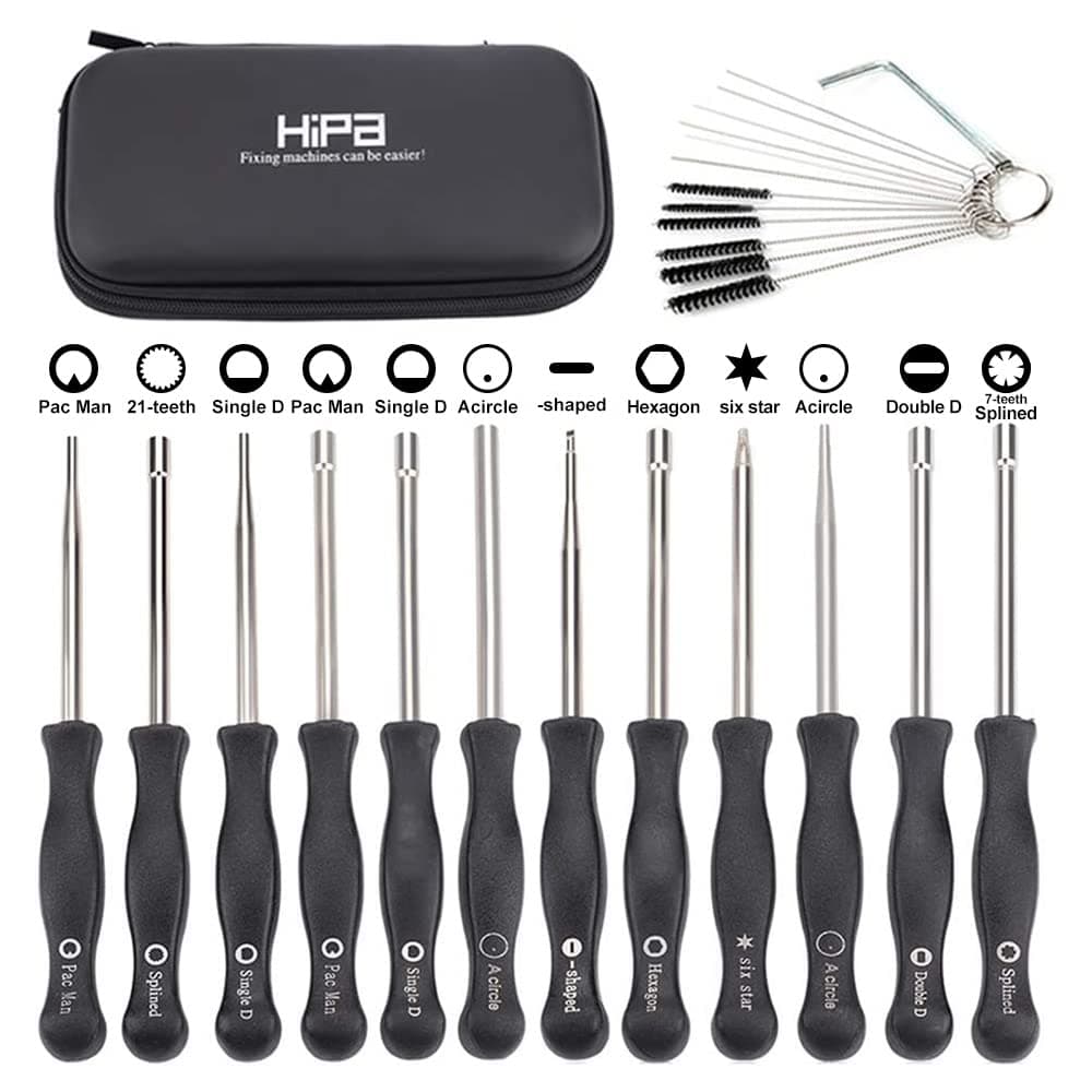 HIPA Packof12 Carburetor Adjustment Tool Carburator Adjusting Kit for 2Cycle Small Engine for Poulan Husqvarna STHIL ECHO Trimmer Weedeater Chainsaw