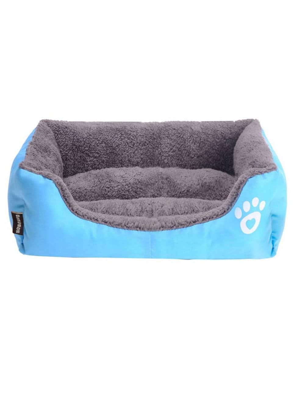 L Size Pet Sofa Dog Beds Square Kennel Waterproof Bottom Soft Fleece Warm Cat Breathable Bed House Pet Products