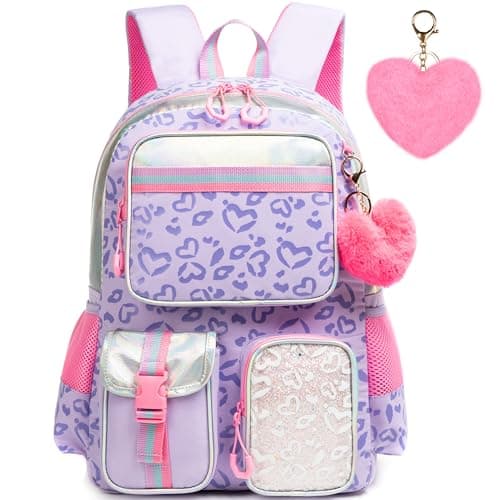 Meetbelify Backpack for School Aesthetic Bookbag for Elementary to Teen Girls Cute School Bag for Kids 810