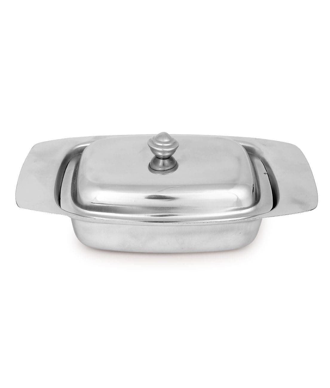 Dynore Stainless Steel Butter Box Container, Dish/Butter Pot with Lid 250 Gram