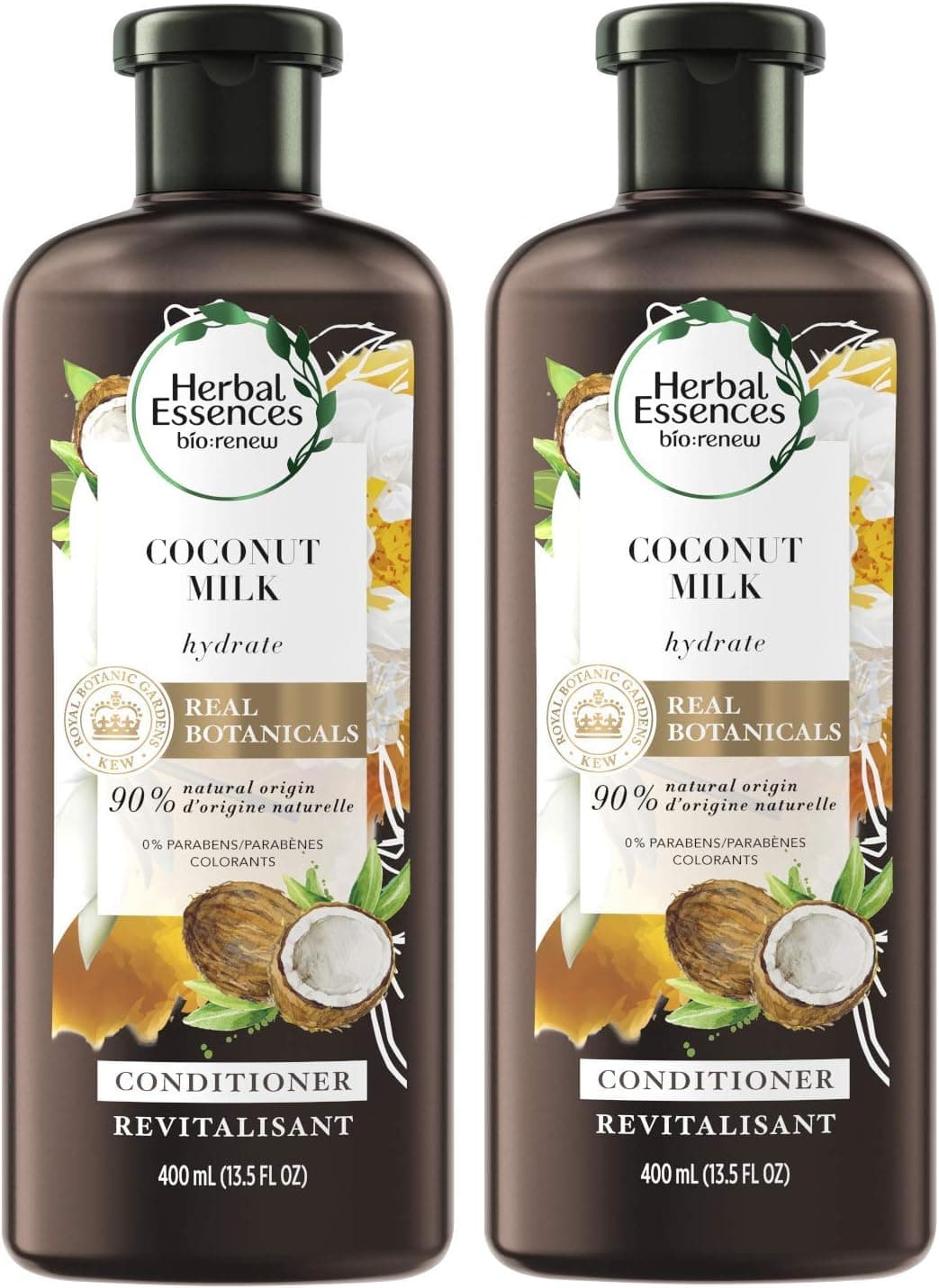 Herbal Essences BioRenew Coconut Milk Conditioner Twin Pack - 13.5 fl oz Each